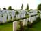 Military graveyard example New Irish Farm Cemetery