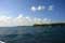 Vue de paysage exemple Ligne de cte depuis la mer