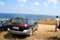 Zeezicht met Subaru Outback