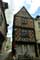 Corner House with Timber Framing