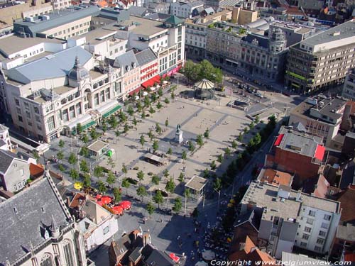 Groenplaats ANTWERPEN 1 (centrum) / ANTWERPEN foto Van kathedraal