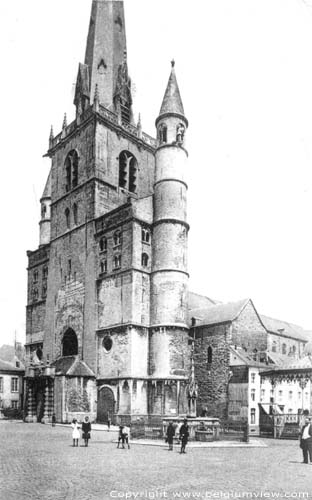 Sainte-Gertrude NIVELLES photo Avant restauration aux environs de 1900