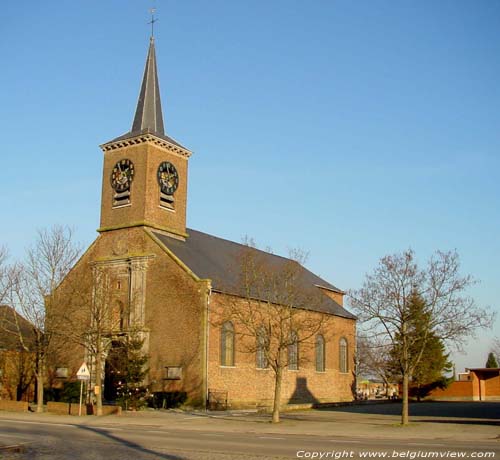 Harmignies kerk HYON in BERGEN / BELGI  