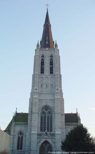 Our Lady from Misricorde church (in Marchienne-au-Pont) MARCHIENNE-AU-PONT in CHARLEROI / BELGIUM e