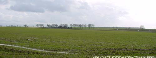 Landschap zuidoosten Nivelles THINES in NIJVEL / BELGI Wijds Landschap