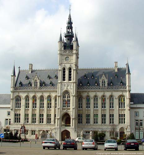 Town hall and belfry SAINT-NICOLAS / BELGIUM e