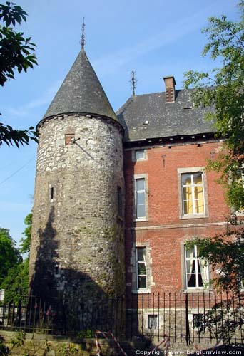 Toren van kasteel van Hermalle ENGIS / BELGI 