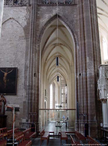 Sint-Pieterskerk LEUVEN / BELGI Zijbeuk links