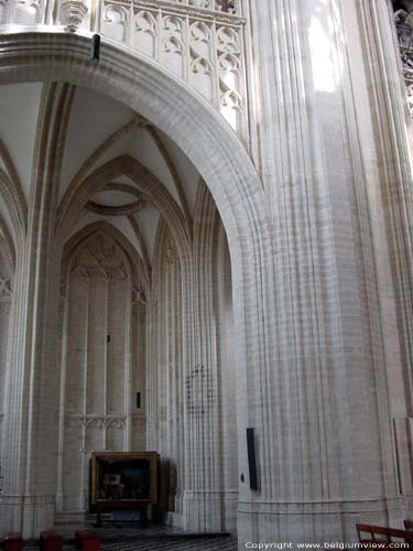 Sint-Pieterskerk LEUVEN / BELGI Detail pijlers