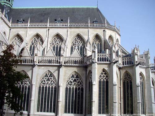 Sint-Pieterskerk LEUVEN / BELGI Zijgevel