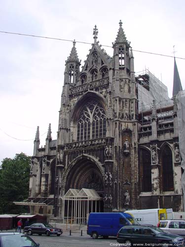 Our-Ladieschurch of the Sablon BRUSSELS-CITY in BRUSSELS / BELGIUM 