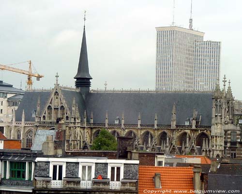 Our-Ladieschurch of the Sablon BRUSSELS-CITY in BRUSSELS / BELGIUM 