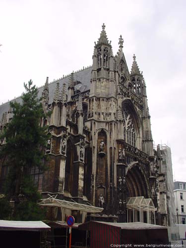 Our-Ladieschurch of the Sablon BRUSSELS-CITY in BRUSSELS / BELGIUM e