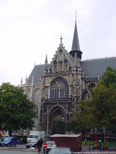 Our-Ladieschurch of the Sablon BRUSSELS-CITY in BRUSSELS / BELGIUM 