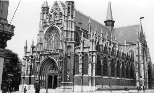 Our-Ladieschurch of the Sablon BRUSSELS-CITY in BRUSSELS / BELGIUM 