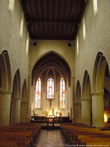 Sint-Niklaaskerk LA HULPE in TERHULPEN / BELGI Binnenzicht