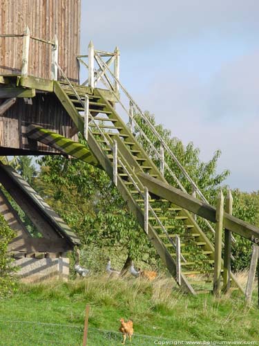 Molen aan Argenteuil LASNE foto Detail trap