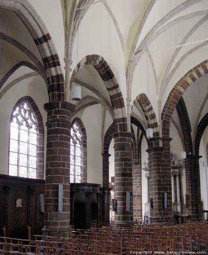 Johannes de Doperkerk WAVRE in WAVER / BELGI 