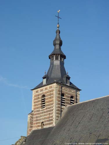 Onze-Lieve-Vrouw van Basse-Wavre basiliek WAVRE in WAVER / BELGI Zicht van zijkant