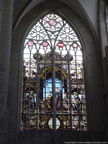 Saint-Michaels' cathedral (Saint-Michael and  Sainte-Gudule) BRUSSELS-CITY in BRUSSELS / BELGIUM 