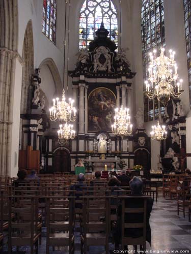 Sint-Michielskathedraal (Sint-Michiels en Sinte-Goedele) BRUSSEL-STAD in BRUSSEL / BELGI Zijkapel