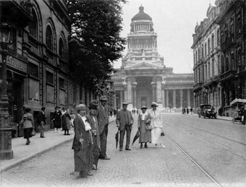 Justitiepaleis BRUSSEL-STAD in BRUSSEL / BELGI 