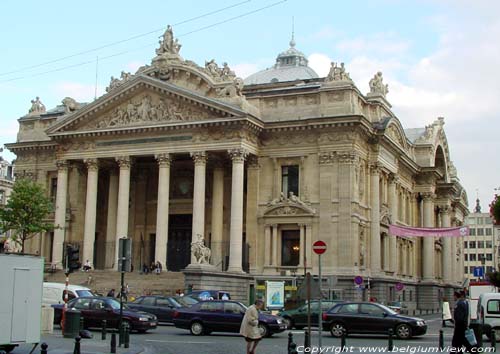 Beurs BRUSSEL-STAD / BRUSSEL foto Voorgevel uit westen