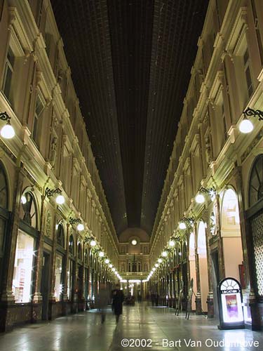 Koninginnegalerij (Sint-Hubertusgalerij) BRUSSEL-STAD in BRUSSEL / BELGI Foto aan ons aangeboden door Bart van Oudenhove (zie www.bartvo.com)