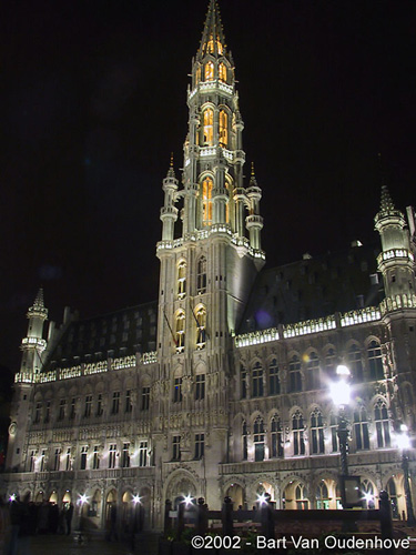 Stadhuis BRUSSEL-STAD in BRUSSEL / BELGI Foto aan ons aangeboden door Bob van Oudenhove (zie www.bartvo.com)