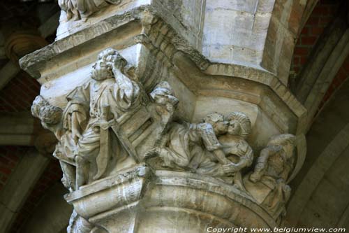 Stadhuis BRUSSEL-STAD in BRUSSEL / BELGI 