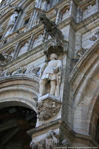 Stadhuis BRUSSEL-STAD in BRUSSEL / BELGI 