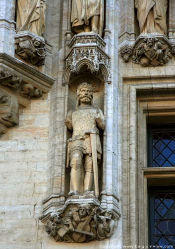 Stadhuis BRUSSEL-STAD in BRUSSEL / BELGI 