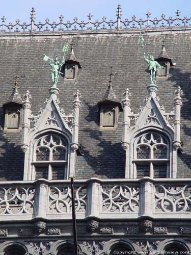 Broodhuis BRUSSEL-STAD in BRUSSEL / BELGI Detail dak