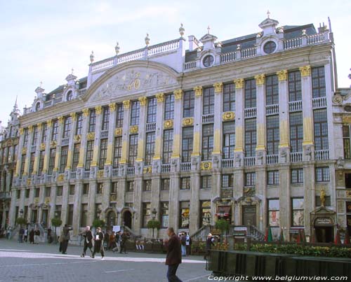 Huis der Hertogen van Brabant BRUSSEL-STAD in BRUSSEL / BELGI Overzicht voorgevel