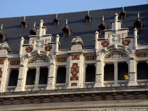 Gemeentehuis van Schaarbeek SCHAARBEEK / BELGI Detail dak