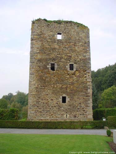 Toren van Alvau (te Nil-Saint-Vincent) WALHAIN / BELGI Overzicht voorkant