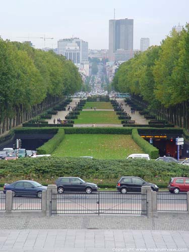 View from close to the Basilica KOEKELBERG / BELGIUM 