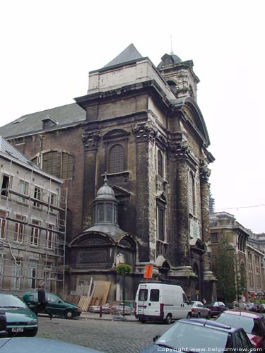 Sint-Jans en Sint-Stevenskerk der Miniemen (Miniemenkerk) BRUSSEL-STAD / BRUSSEL foto Voorgevel overzicht