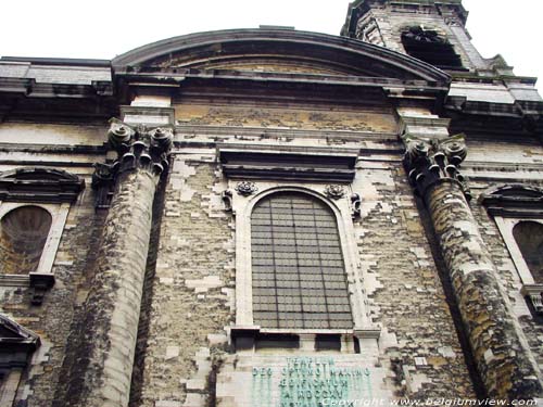 Sint-Jans en Sint-Stevenskerk der Miniemen (Miniemenkerk) BRUSSEL-STAD / BRUSSEL foto Detail voorgevel