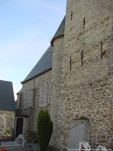 Heilige Mariakerk PERWEZ / PERWIJS foto Zijgevel