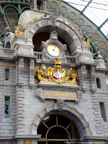 Cetral station ANTWERPEN 1 in ANTWERP / BELGIUM 