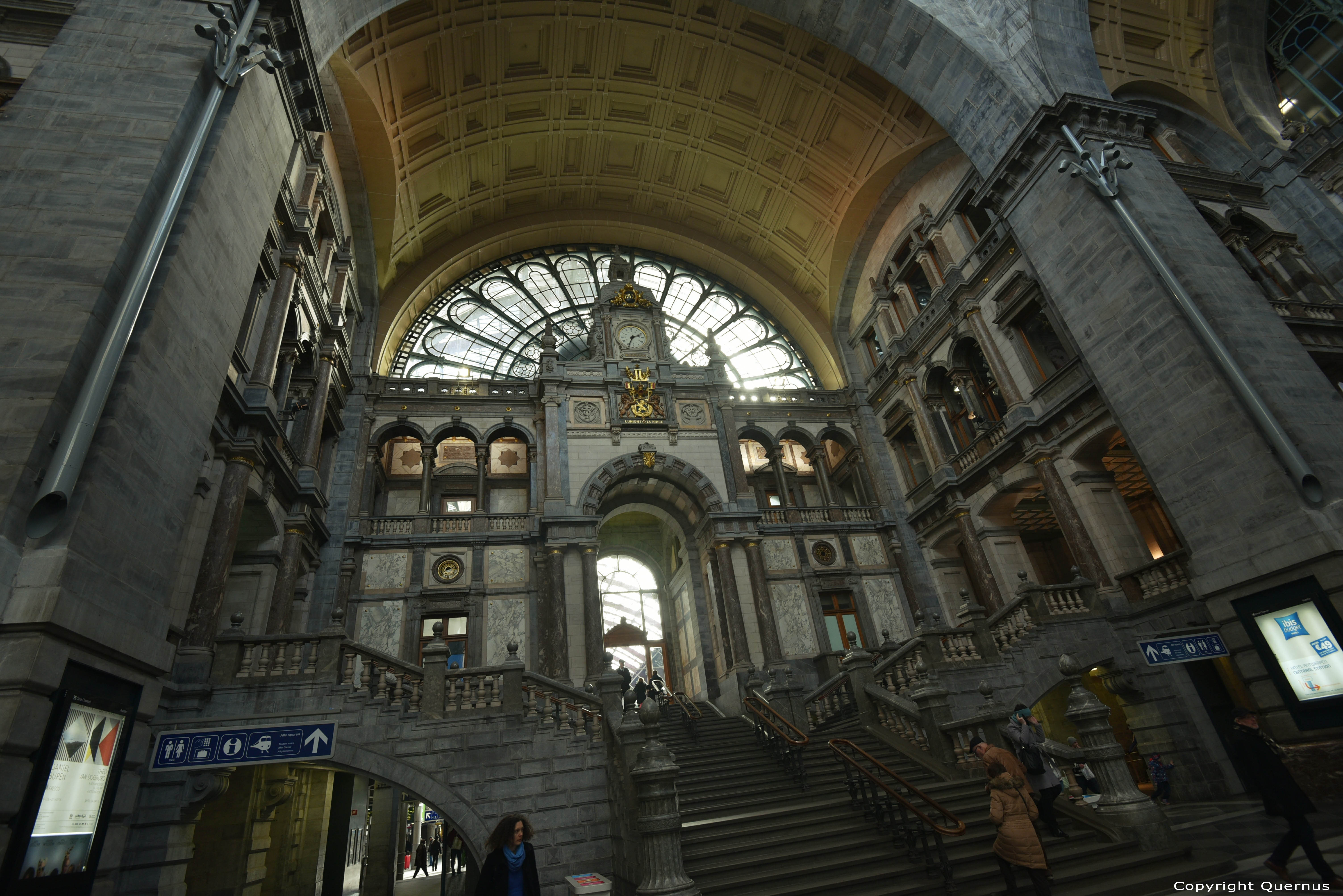 Centraal Station ANTWERPEN 1 in ANTWERPEN / BELGI 