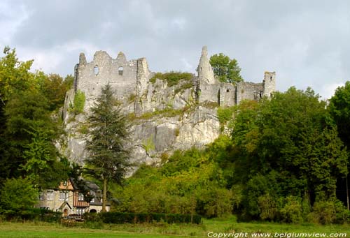 Runes van Kasteel van Montaigle (te Falan) FALAEN in ONHAYE / BELGI 