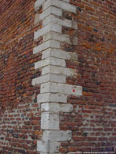 Maison du Bailli, porte du Chteau ORP-JAUCHE / BELGI Detail muur