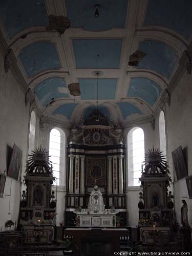 Chapelle Notre Dame du Marche JODOIGNE / GELDENAKEN foto Binnenschip met bezetting uit 1774