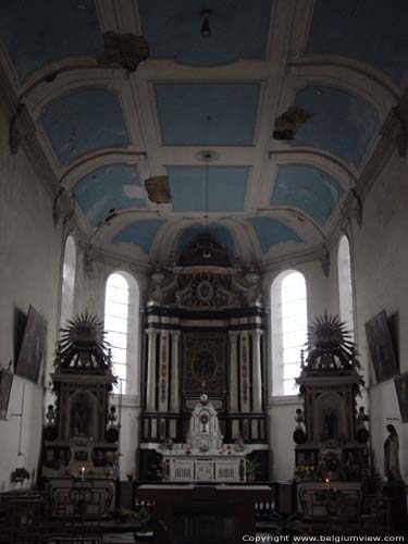 Chapelle Notre Dame du Marche JODOIGNE in GELDENAKEN / BELGI Binnenschip met bezetting uit 1774