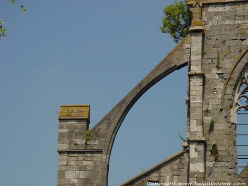 Ruins of Aulne's abbey (in Gozee) THUIN / BELGIUM 