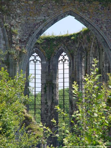 Ruins of Aulne's abbey (in Gozee) THUIN / BELGIUM 