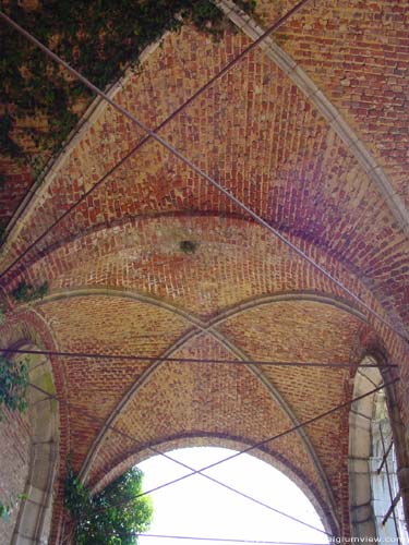 Ruins of Aulne's abbey (in Gozee) THUIN / BELGIUM 