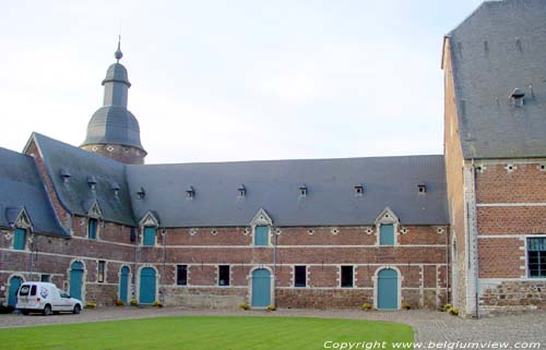 Boerderij van la Rame RAMILLIES / BELGI Binnenkoer richting toren